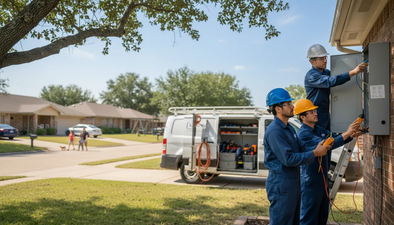 Certified electrician providing emergency electrical services in Redig, SD